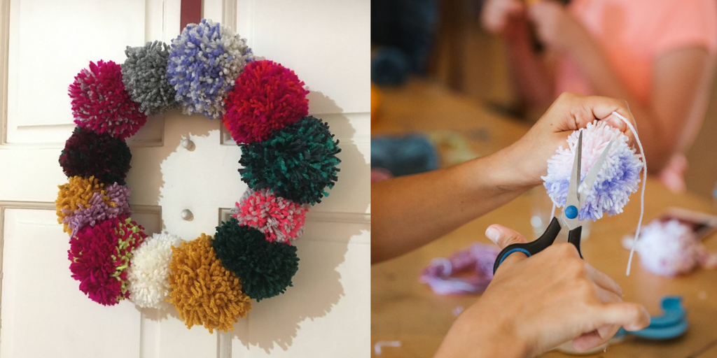 Pom Pom Wreath Evening Taster Workshop
